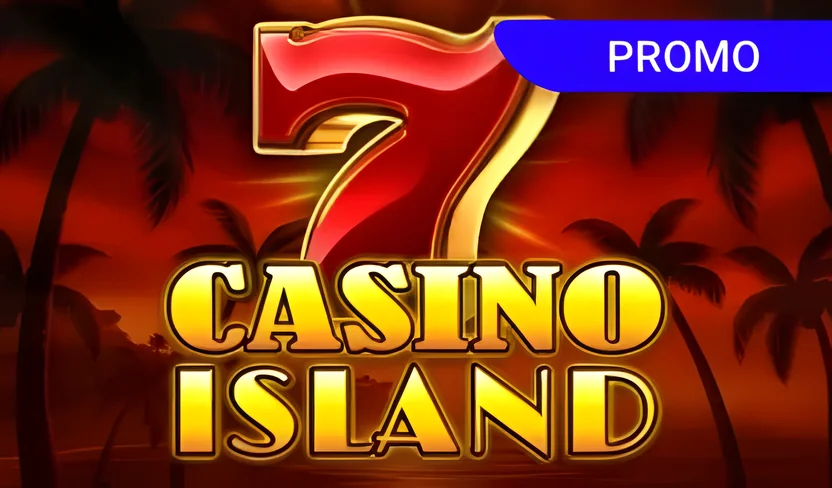 Casino Island slot tile from the 1xBet lobby